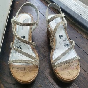 Olive and Edie wedge sandal shoe